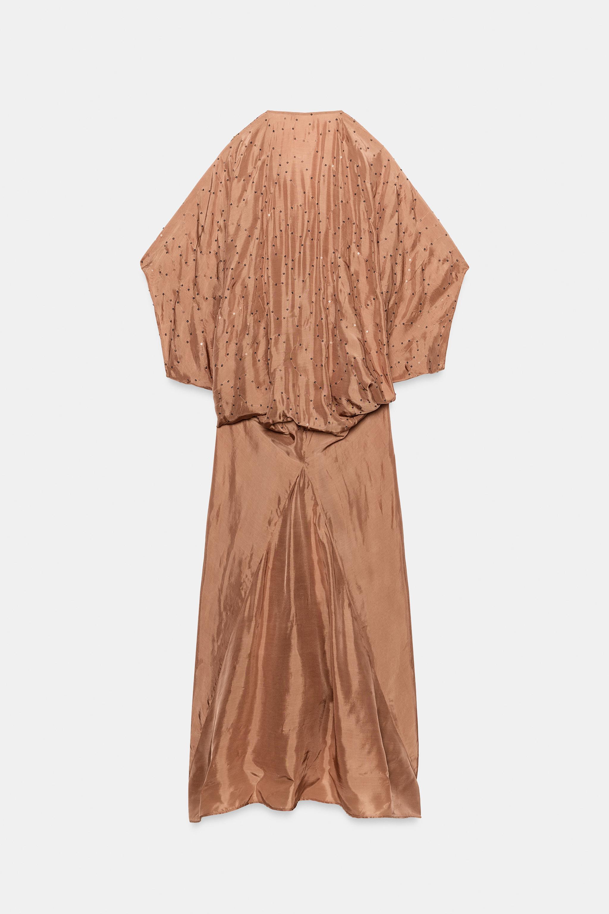 ZW COLLECTION LIMITED EDITION BEADED EMBROIDERED DRESS